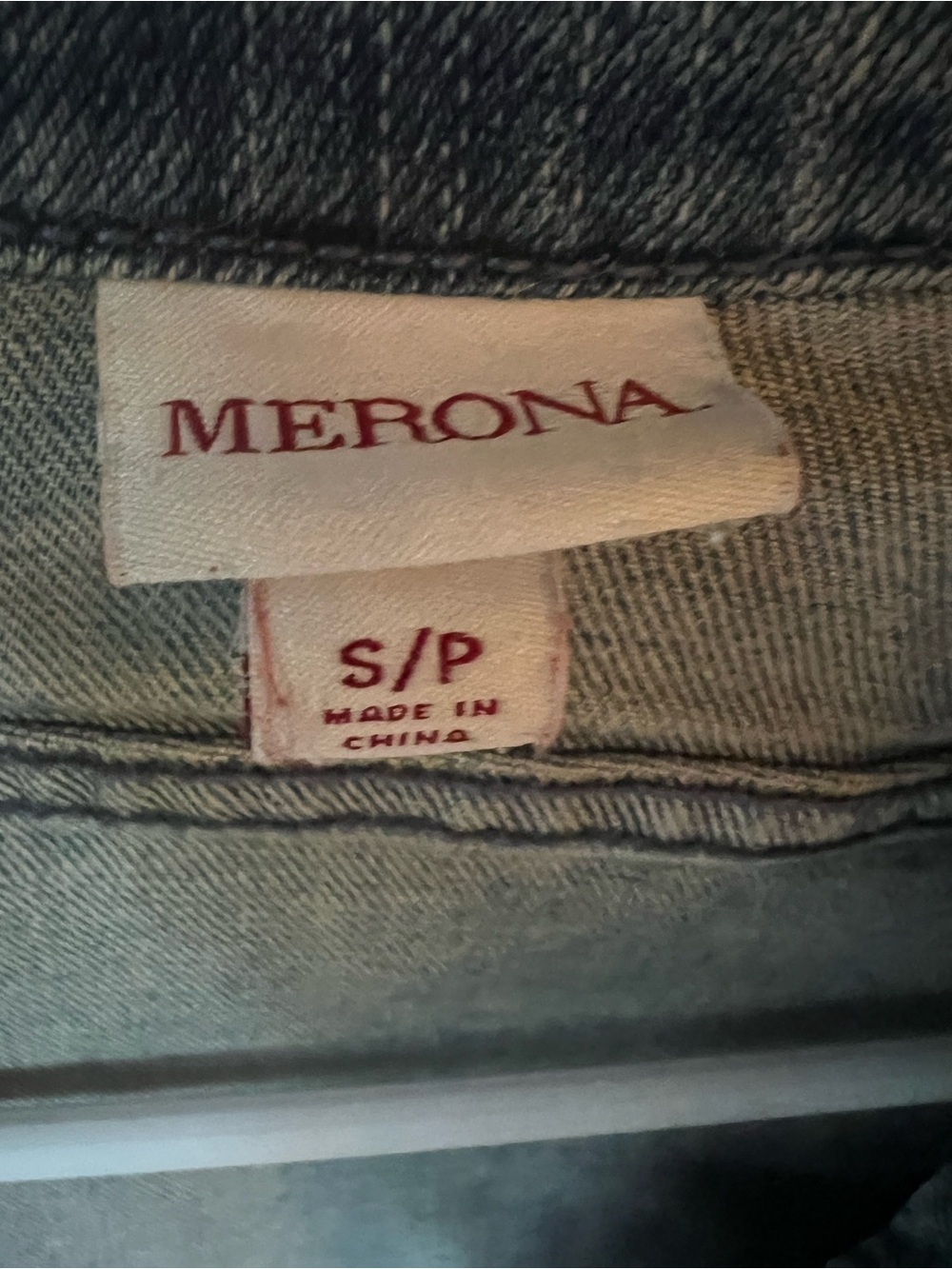 Merona Light Wash Blue Denim Jacket - Picture 4 of 4